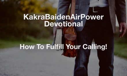 How To Fulfill Your Calling!
