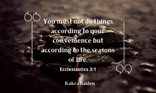 Ecclesiastics 3:1